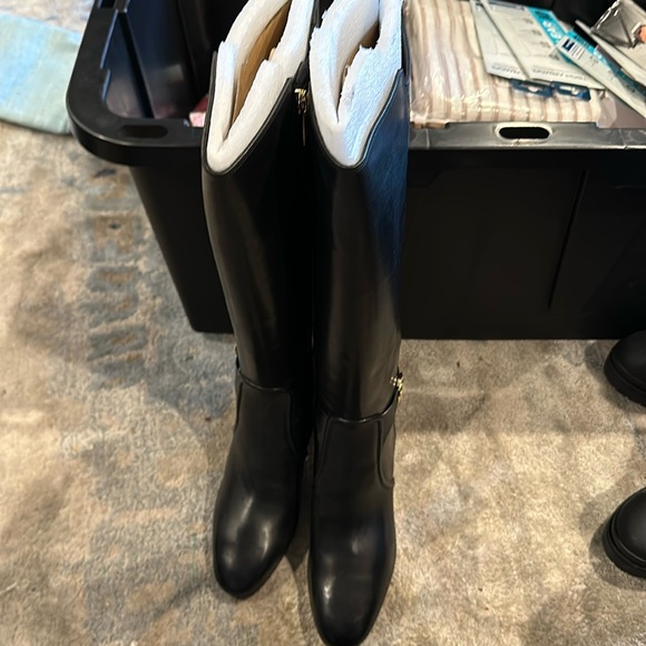 Michael Kors Leather Knee High Boots - Picture 1 of 4